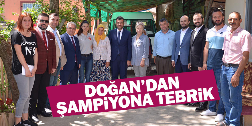 Doğan’dan şampiyona tebrik