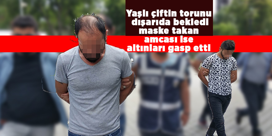 Samsun’da yaşlı çifte maskeli gasp 