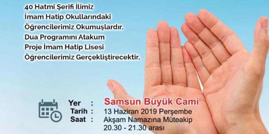 Samsun Eğitim-Bir-Sen’den dua programı