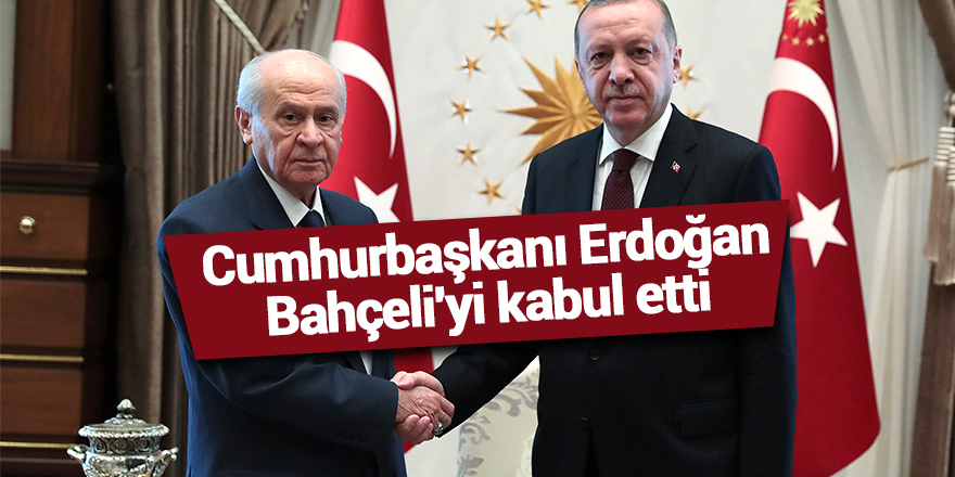 Cumhurbaşkanı Erdoğan, Bahçeli'yi kabul etti