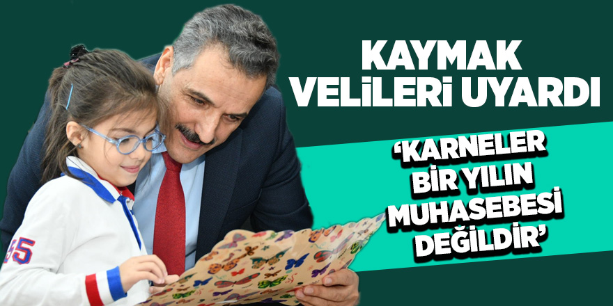 Kaymak velileri uyardı