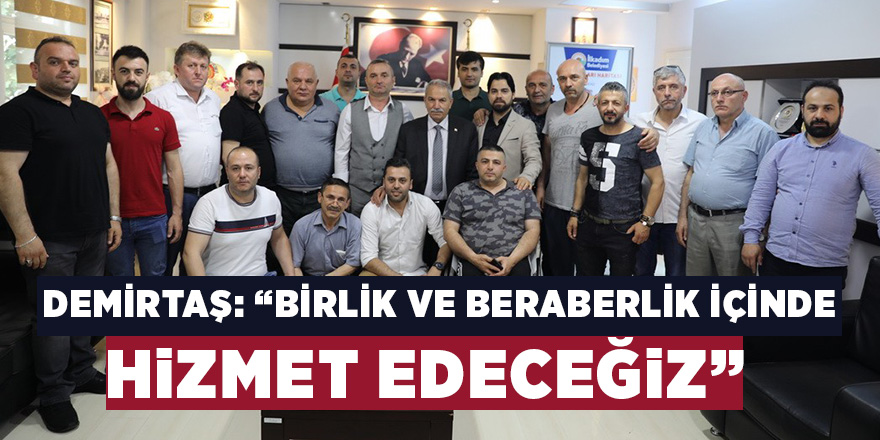 Başkan Demirtaş, Yabancılar Pazarı esnafını kabul etti