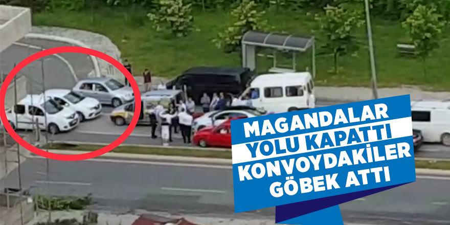 Samsun'da bir garip konvoy