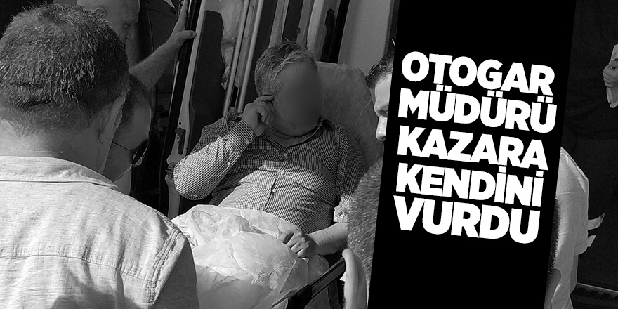 Otogar müdürü silahını temizlerken kazara kendini vurdu 