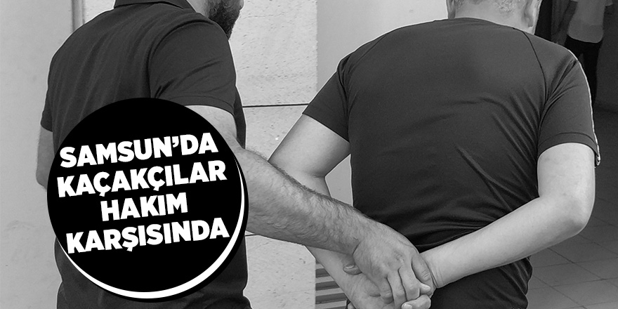 Samsun'da sigara kaçakçılığından 3 kişi adliyeye sevk edildi 