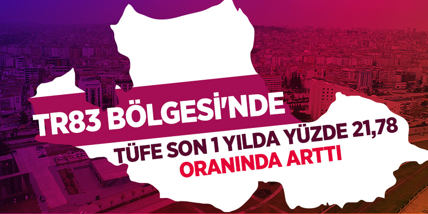 TR83 Bölgesi'nde TÜFE artış oranı 