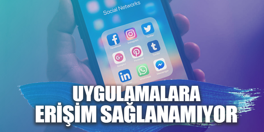 Sosyal medya uygulamaları çöktü