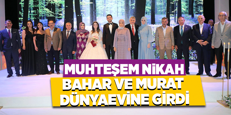 Aydın ve Köktaş ailelerinin mutlu günü