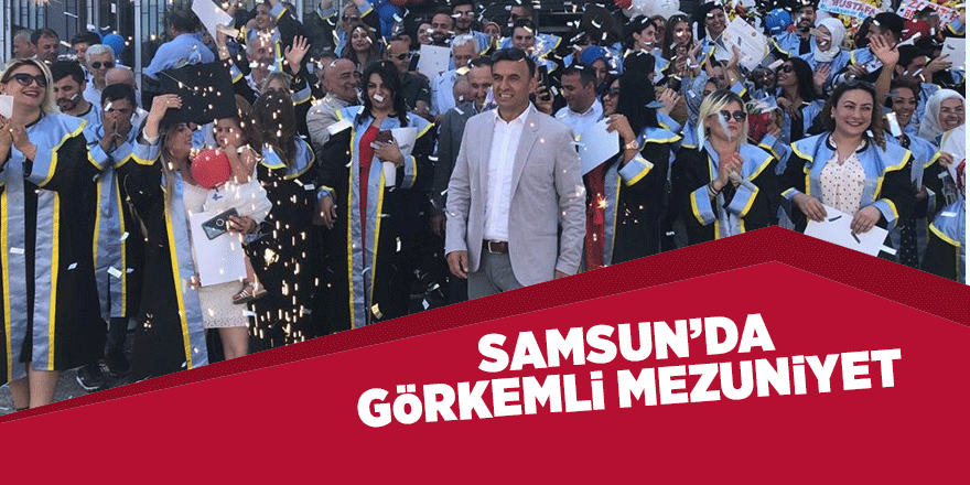 Mesleki Eğitim Merkezinden görkemli mezuniyet 