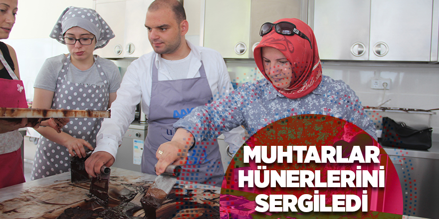 Samsun'da muhtarlar kursları ziyaret etti