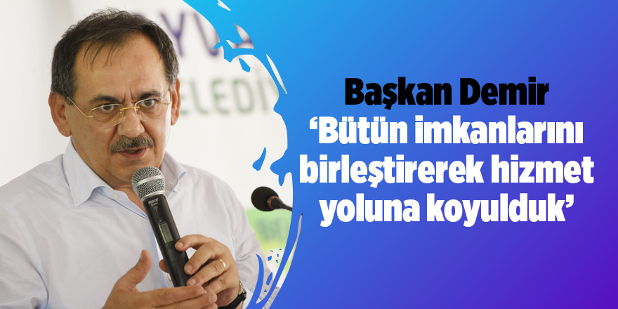 Başkan Mustafa Demir, Ayvacık'ta muhtarlarla buluştu