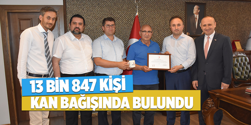 Samsun İl Milli Eğitim'den Kızılay'a büyük destek