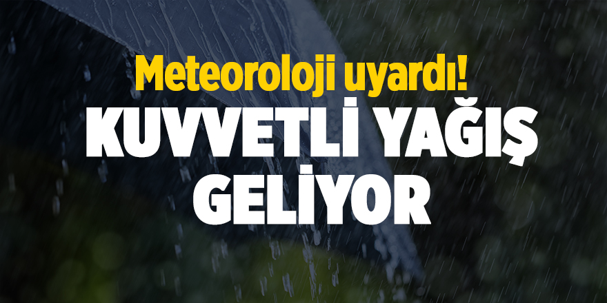 Meteoroloji Samsun için uyardı