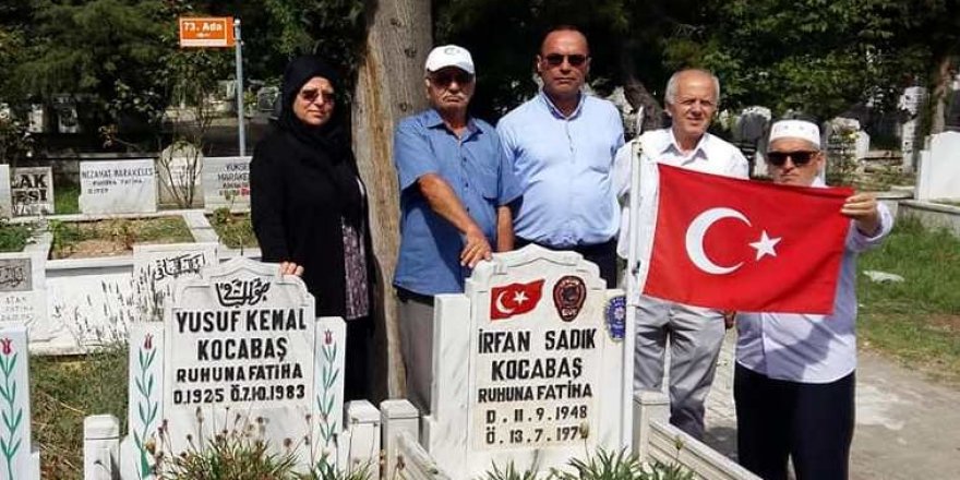 Şehit Polis İrfan Sadık Kocabaş kabri başında anıldı