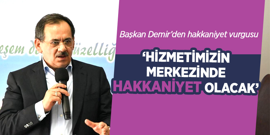 Başkan Demir, Yakakent ve Alaçam'da muhtarlarla buluştu