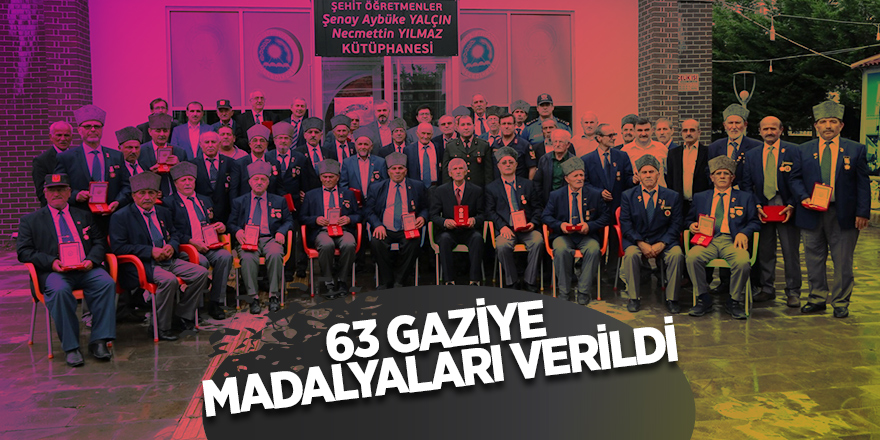 Kıbrıs gazilerine madalya töreni düzenlendi