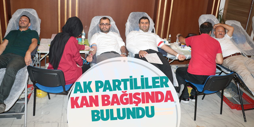 AK Parti İlkadım İlçe Başkanlığı’ndan örnek davranış