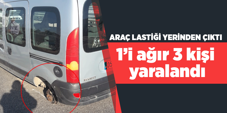 Samsun’da trafik kazası: 3 yaralı