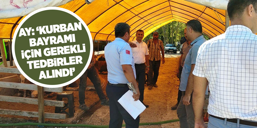 Samsun’da kurban pazarı denetimi