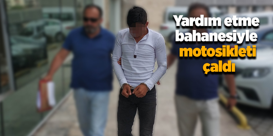 Samsun'da sahibinin gözünün önünden motosikleti çalındı