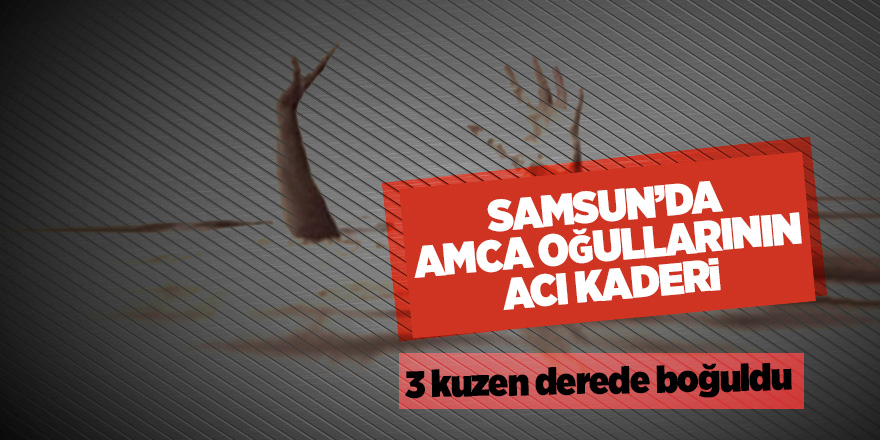 Samsun’da amca oğullarının acı kaderi