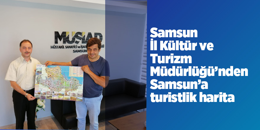 Samsun İl Kültür ve Turizm Müdürlüğü’nden Samsun’a turistlik harita