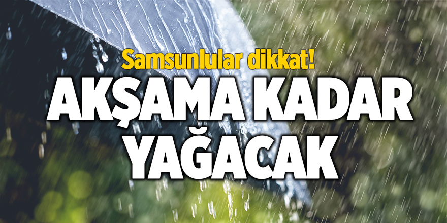 Meteoroloji'den gök gürültülü sağanak yağış uyarısı