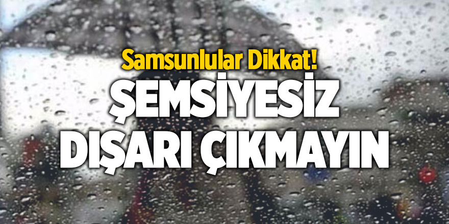 Meteoroloji'den aralıklı sağanak uyarısı