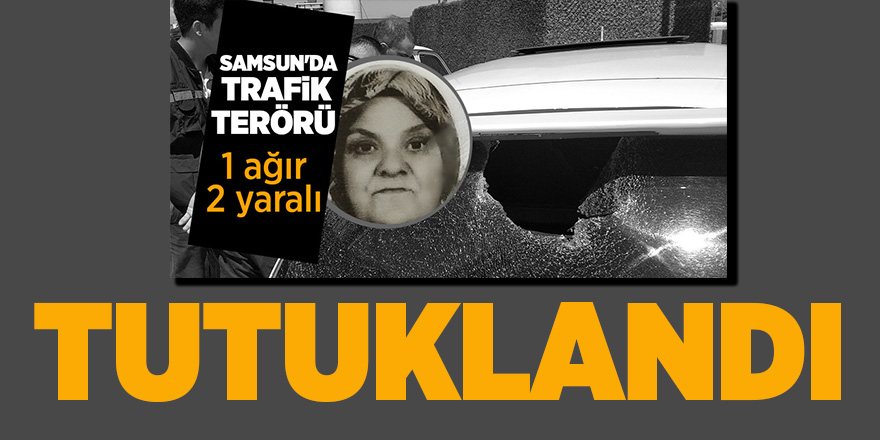 Trafikte terör estiren şahıs tutuklandı 