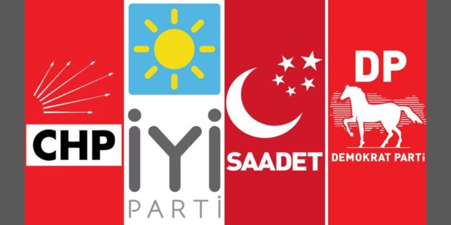 CHP, İYİ Parti, SP ve DP ittifak yapacak