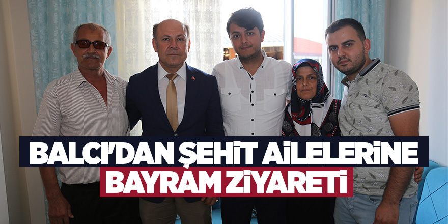 Balcı: “Hayır dualarını istiyoruz"