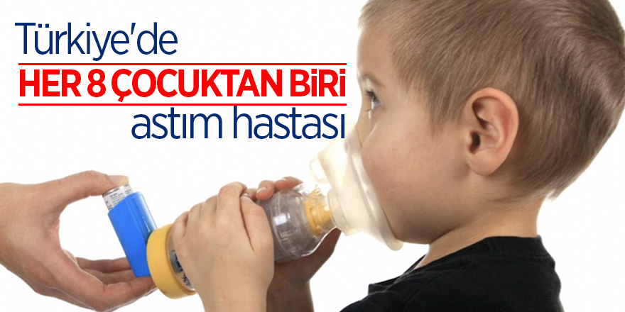 Türkiye'de her 8 çocuktan biri astım hastası