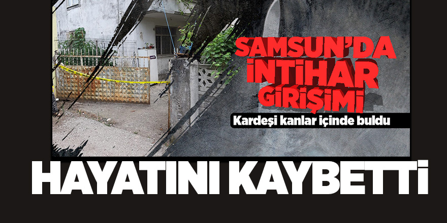 Tabancayla kendini vuran şahış hayatını kaybetti