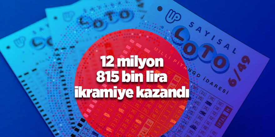 Sayısal Loto'da büyük ikramiye bir kişiye