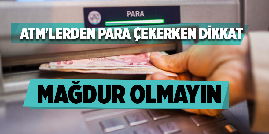 ATM'lerde kafa karıştıran sahtekarlık