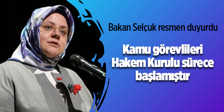 Kamu görevlileri Hakem Kurulu sürece başlamıştır