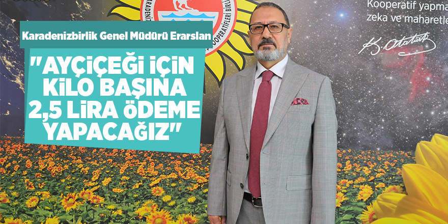 Karadenizbirlik Ayçiçeği Alım Kampanyası'nı başlattı