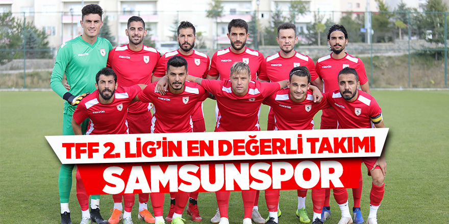 Ligin en değerli futbolcuları Samsunspor’da