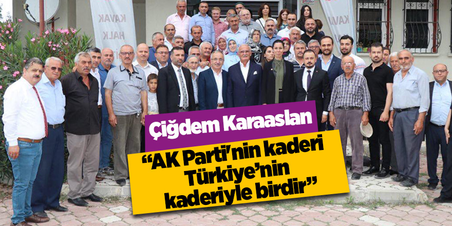 Karaaslan Kavak'ta partililerle buluştu