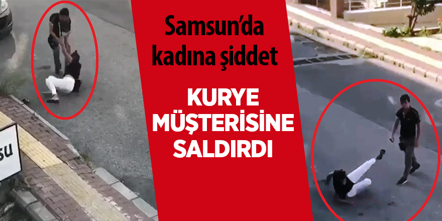 Samsun'da kadına şiddet