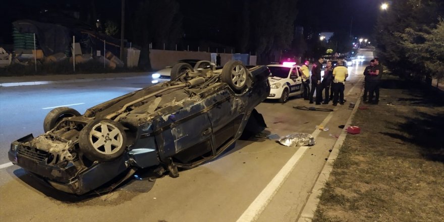 Samsun'da otomobil devrildi: 1 yaralı