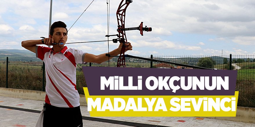 Milli okçu, katıldığı ilk uluslararası şampiyonada madalya kazandı