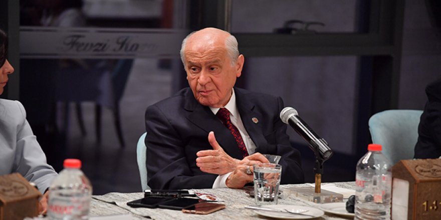 Bahçeli: "Gizlenmiş hedefleri, Cumhur İttifakı"