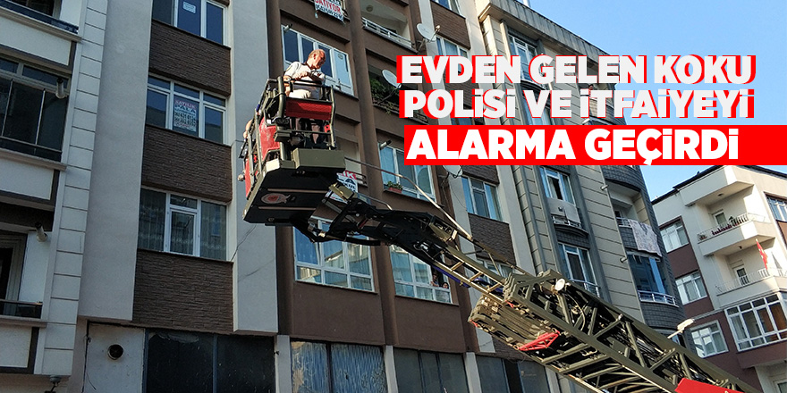 Çöp kokusu polisi alarma geçirdi 