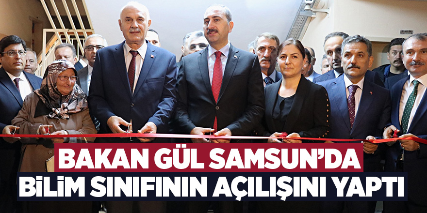 Adalet Bakanı Abdulhamit Gül, Samsun'da