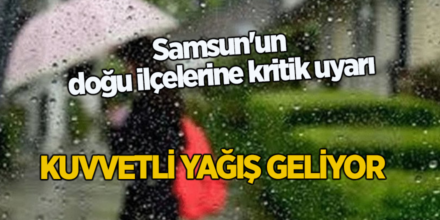 Samsun'da bugün hava nasıl olacak?