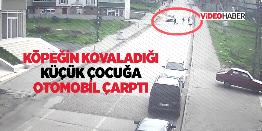 Samsun'da kameralara yansıyan kazalar