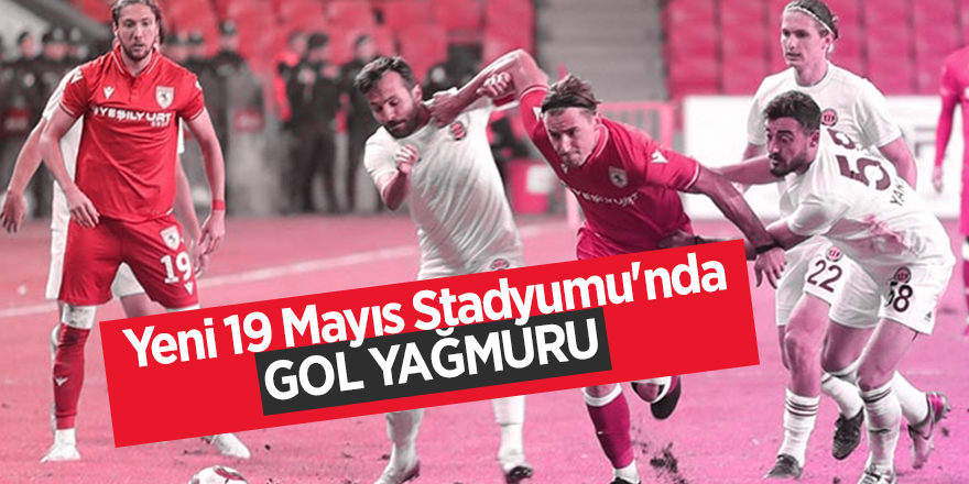 Samsunspor taraftarı gole doyurdu