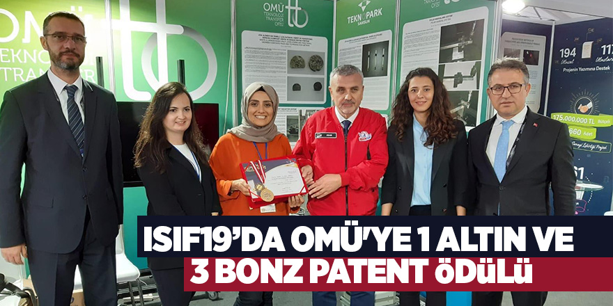 OMÜ’den 4 madalyalı patent başarısı 