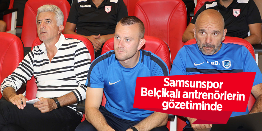 KRC Genk antrenörlerinden Samsunspor'a taktik